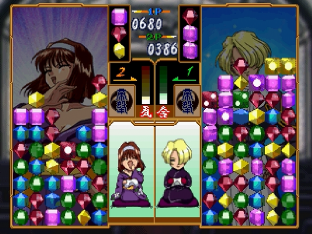 Hanagumi Taisen Columns screenshot 5 for Sega Saturn